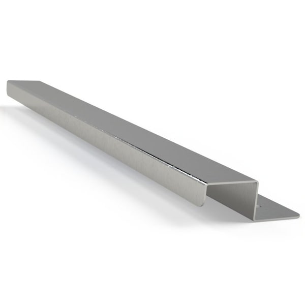 Dripping Shield, 1 in. H x 16 in. W x 3 in. L, Stainless Steel